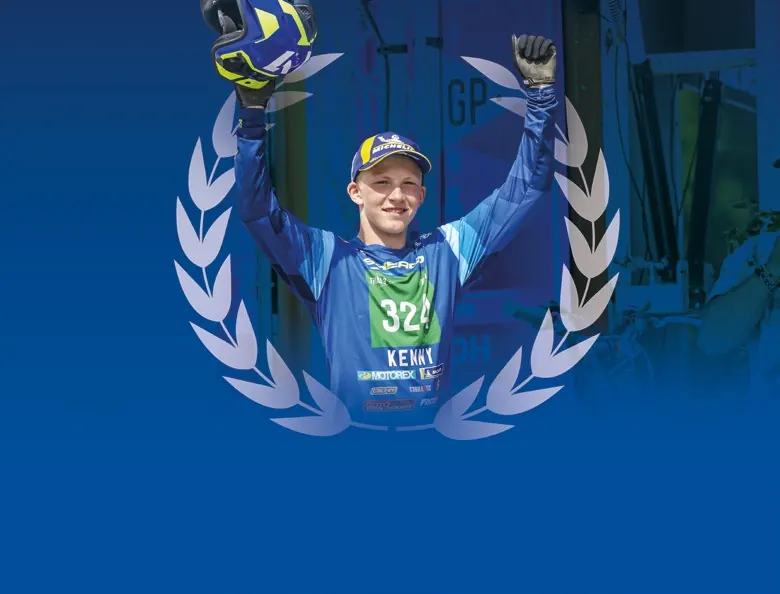 Sherco team riders celebrating